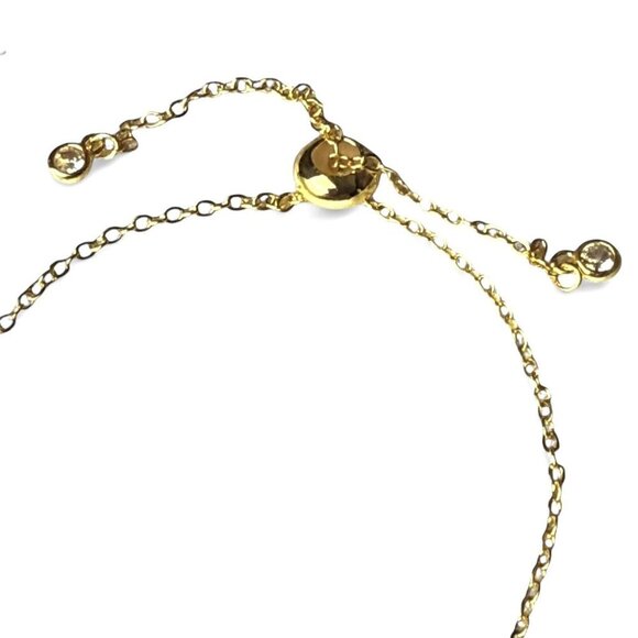 REIMAGINED Gold Tone Howlite and Agate Bracelet Earring Set - Picture 6 of 10